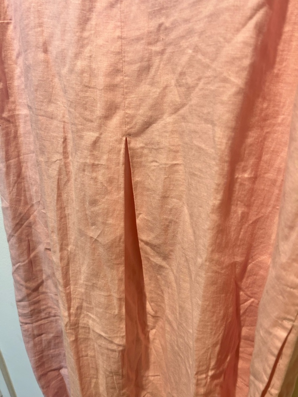 NWT! J. Jill Seashell Linen Scoop-Neck Dress in Light Pink - Picture 4 of 6